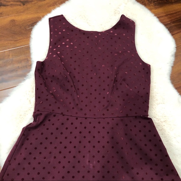 Loft Burgundy Dress - Picture 4 of 7